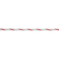 Cordelette de clôture TopLine Plus AKO Blanc / rouge Cordelette de clôture TopLine Plus AKO Blanc / rouge