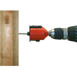 Embout de vissage pour isolateur annulaire et à clip AKO Rouge