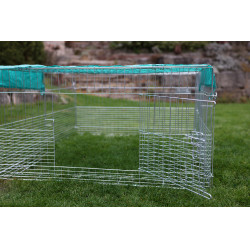 Enclos extérieur avec dispositif antifugue pour jeunes animaux Kerbl Hobbyfarming