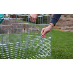 Enclos extérieur avec dispositif antifugue pour jeunes animaux Kerbl Hobbyfarming