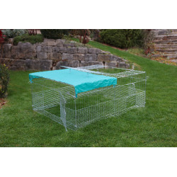 Enclos extérieur avec dispositif antifugue pour jeunes animaux Kerbl Hobbyfarming