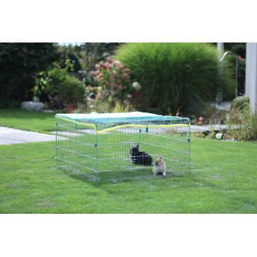 Enclos extérieur pour rongeur avec dispositif antifugue Kerbl Hobbyfarming Enclos extérieur pour rongeur avec dispositif antifugue Kerbl Hobbyfarming