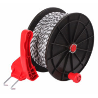 Fil de clôture sur enrouleur AKO Blanc / noir Fil de clôture sur enrouleur AKO Blanc / noir