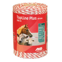 Fil de clôture TopLine Plus AKO Blanc / rouge Fil de clôture TopLine Plus AKO Blanc / rouge