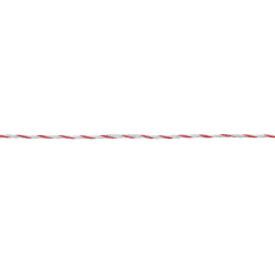 Fil de clôture TopLine Plus AKO Blanc / rouge
