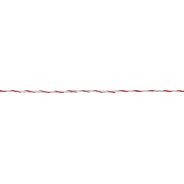 Fil de clôture TopLine Plus AKO Blanc / rouge