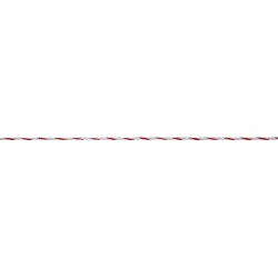 Fil de clôture TopLine Plus AKO Blanc / rouge