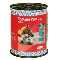 Fil de clôture TopLine Plus AKO Blanc / rouge
