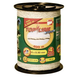 Fil de clôture TopLine Plus AKO Blanc Fil de clôture TopLine Plus AKO Blanc