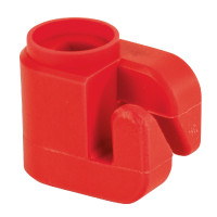 Isolateur choc pour piquets ovales AKO Rouge Isolateur choc pour piquets ovales AKO Rouge