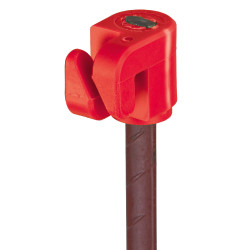 Isolateur choc pour piquets ovales AKO Rouge