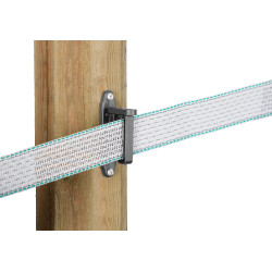 Isolateur clip Easy Tape AKO Anthracite Gris Isolateur clip Easy Tape AKO Anthracite Gris