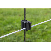 Isolateur complémentaire pour piquets ronds et ovales AKO Noir Isolateur complémentaire pour piquets ronds et ovales AKO Noir