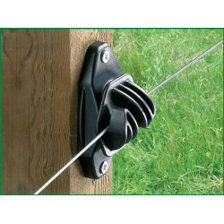 Isolateur de clôture permanente Highland AKO Noir Isolateur de clôture permanente Highland AKO Noir