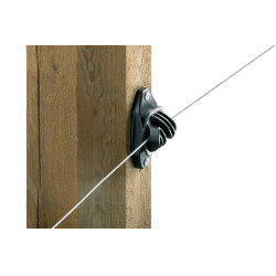 Isolateur de clôture permanente Highland AKO Noir Isolateur de clôture permanente Highland AKO Noir