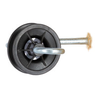 Isolateur de porte AKO Noir Isolateur de porte AKO Noir