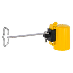Isolateur de tête, solution d'angle pour ruban / cordelette T-Post AKO