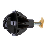 Isolateur pour cordelette Easy Cord AKO Noir Isolateur pour cordelette Easy Cord AKO Noir