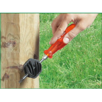 Isolateur pour cordelette Easy Cord AKO Noir Isolateur pour cordelette Easy Cord AKO Noir