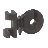 Isolateur supplémentaire à clip rond AKO Noir Isolateur supplémentaire à clip rond AKO Noir