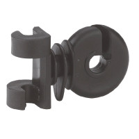 Isolateur supplémentaire à clip rond AKO Noir Isolateur supplémentaire à clip rond AKO Noir