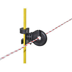 Isolateur supplémentaire à clip rond AKO Noir Isolateur supplémentaire à clip rond AKO Noir