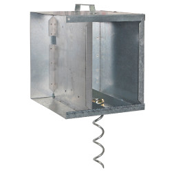 Kit anti-vol pour boîtier de batterie métallique Kerbl Hobbyfarming Kit anti-vol pour boîtier de batterie métallique Kerbl Hobbyfarming