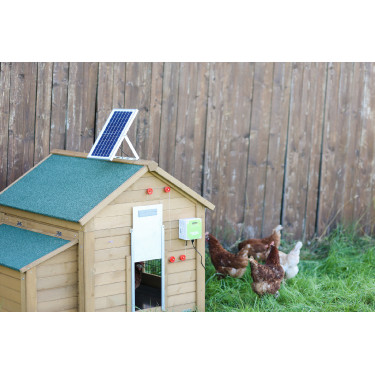 Kit solaire pour porte de poulailler automatique Kerbl Hobbyfarming Kit solaire pour porte de poulailler automatique Kerbl Hobbyfarming
