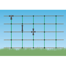 Raccord à renforts verticaux Litzclip® filets de clôture Kerbl Hobbyfarming Raccord à renforts verticaux Litzclip® filets de clôture Kerbl Hobbyfarming