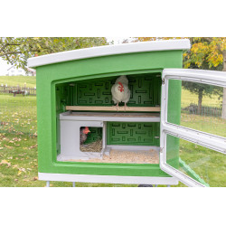 Mobile Coop Kerbl Hobbyfarming Vert / blanc Mobile Coop Kerbl Hobbyfarming Vert / blanc