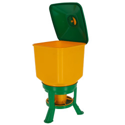 Nourrisseur avec pieds Kerbl Hobbyfarming Jaune / vert Nourrisseur avec pieds Kerbl Hobbyfarming Jaune / vert