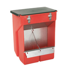 Nourrisseur à suspendre lapin Kerbl Hobbyfarming Rouge