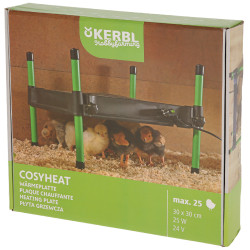 Plaque chauffante pour poussins CosyHeat Kerbl Hobbyfarming Noir / vert Plaque chauffante pour poussins CosyHeat Kerbl Hobbyfarming Noir / vert