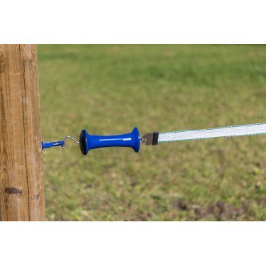 Poignée de porte Premium avec connecteur de rubans Litzclip® AKO Bleu Poignée de porte Premium avec connecteur de rubans Litzclip® AKO Bleu