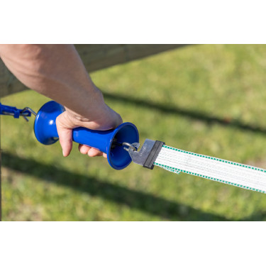 Poignée de porte Premium avec connecteur de rubans Litzclip® AKO Bleu Poignée de porte Premium avec connecteur de rubans Litzclip® AKO Bleu