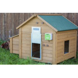 Porte automatique de poulailler Kerbl Hobbyfarming