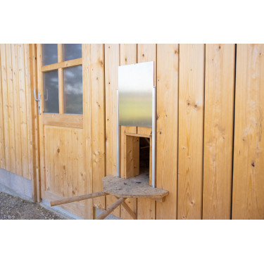 Porte coulissante glissières incluses Kerbl Hobbyfarming