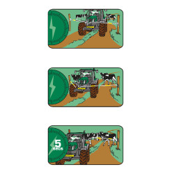 Portillon électrique Electro Gate AKO Noir