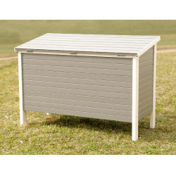 Poulailler en plastique ECO Samy Kerbl Hobbyfarming Blanc / gris Poulailler en plastique ECO Samy Kerbl Hobbyfarming Blanc / gris