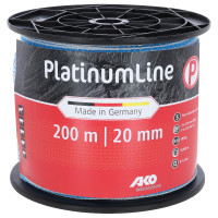 Ruban de clôture PlatinumLine AKO Blanc / bleu