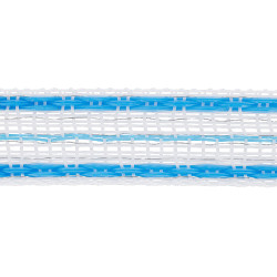 Ruban de clôture PlatinumLine AKO Blanc / bleu