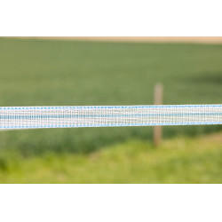 Ruban de clôture PlatinumLine AKO Blanc / bleu Ruban de clôture PlatinumLine AKO Blanc / bleu