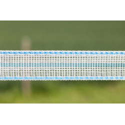 Ruban de clôture PlatinumLine AKO Blanc / bleu Ruban de clôture PlatinumLine AKO Blanc / bleu