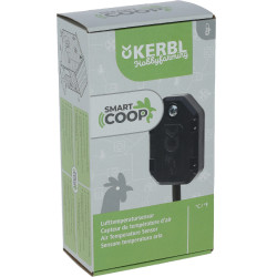 Capteur de température d’air SmartCoop Kerbl Hobbyfarming Noir Capteur de température d’air SmartCoop Kerbl Hobbyfarming Noir