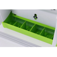 Nourrisseur avec dispositif anti-nuisibles Kerbl Hobbyfarming Vert / gris clair Nourrisseur avec dispositif anti-nuisibles Kerbl Hobbyfarming Vert / gris clair