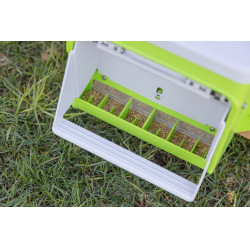 Nourrisseur avec dispositif anti-nuisibles Kerbl Hobbyfarming Vert / gris clair Nourrisseur avec dispositif anti-nuisibles Kerbl Hobbyfarming Vert / gris clair