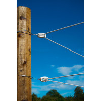 Solution d’angle pour clôtures fixes AKO Gris Solution d’angle pour clôtures fixes AKO Gris