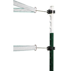 Solution d'angle pour ruban / cordelette T-Post AKO