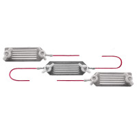 Triple connecteur cordelette / ruban AKO