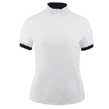 Polo technique Horze Taylor femme Blanc